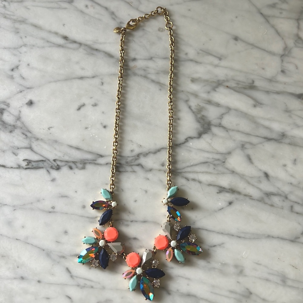 J.Crew Fashion Necklace, Gold-Tone, adjustable length